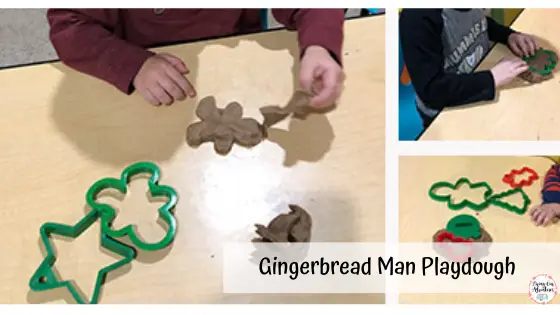 Gingerbread Man Playdough