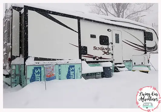 Camping in Winter Weather