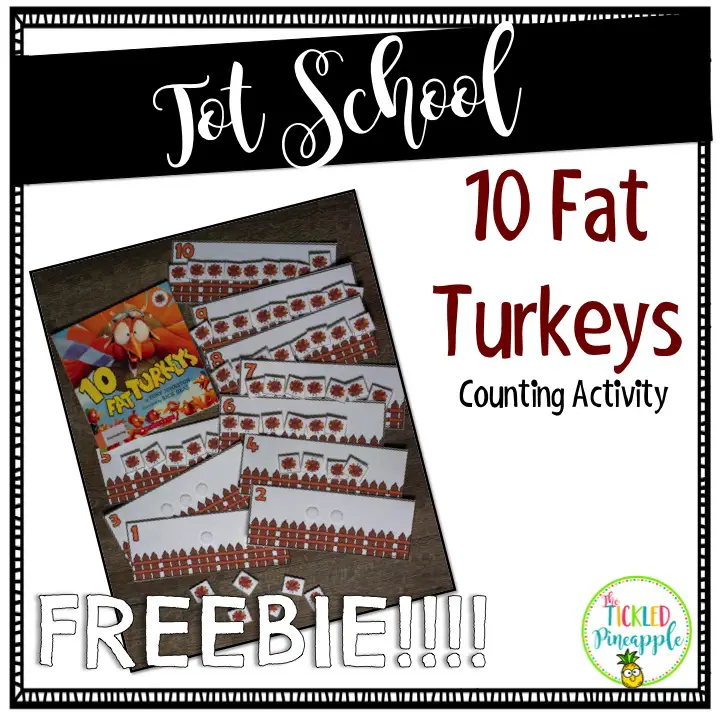 10 Fat Turkey's - Math Freebie