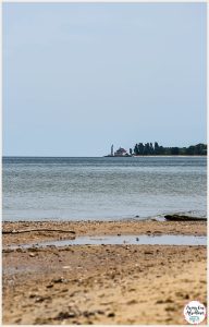 Calvert Cliffs MD State Park lighthouse view