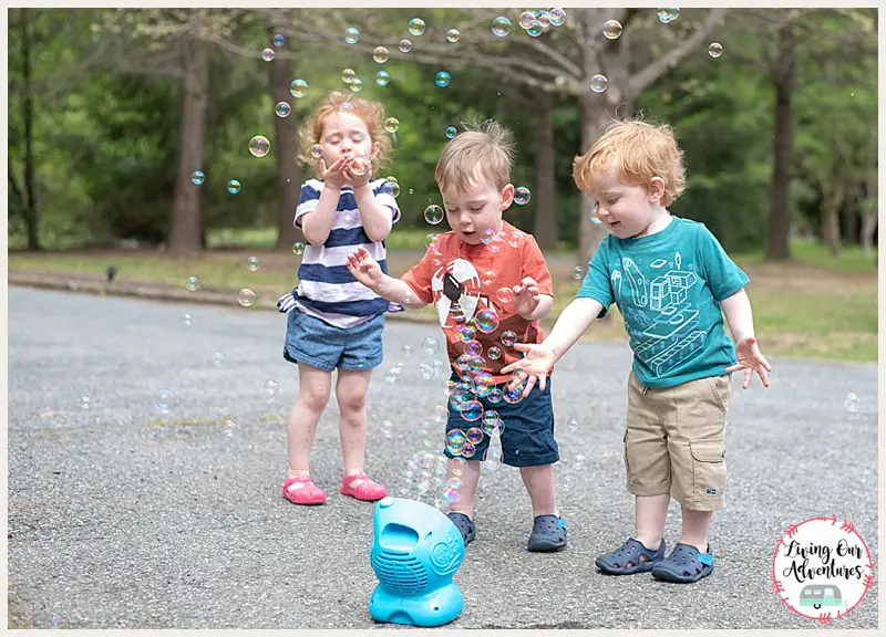 BUBBLES!!! hours of fun.
