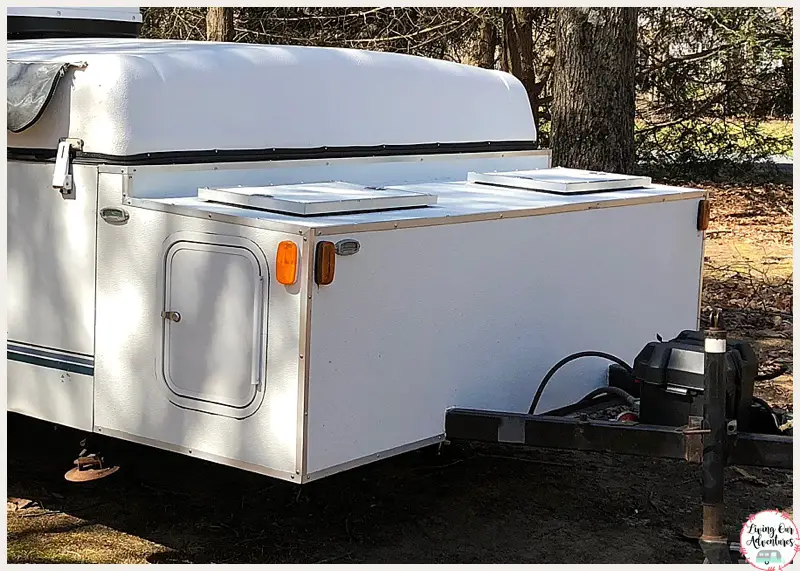 Front Storage Box Pop Up Camper