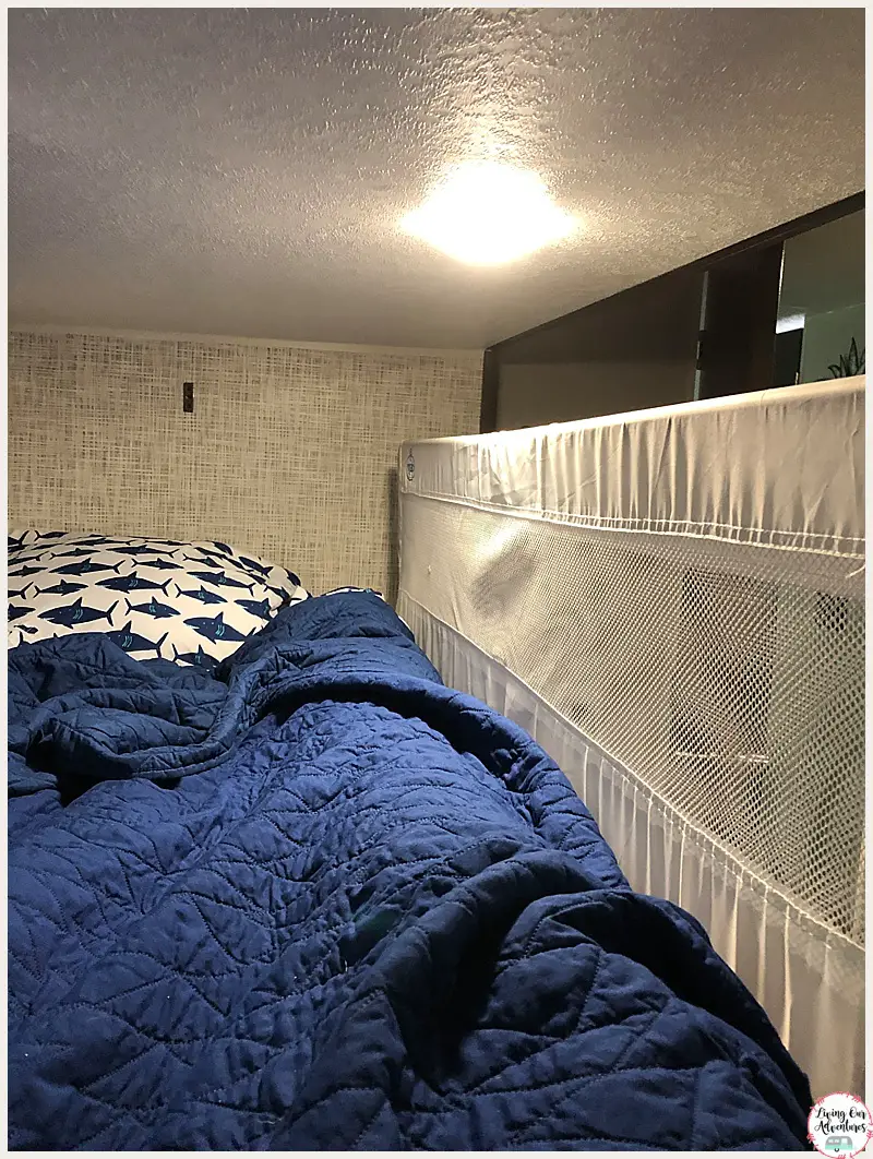 Bunk Rails in a Camper