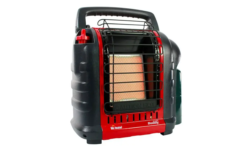 propane space heater- alternative heat sources in a camper